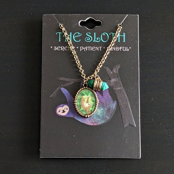 NWT The Sloth Necklace and Pendant - Picture 4 of 6